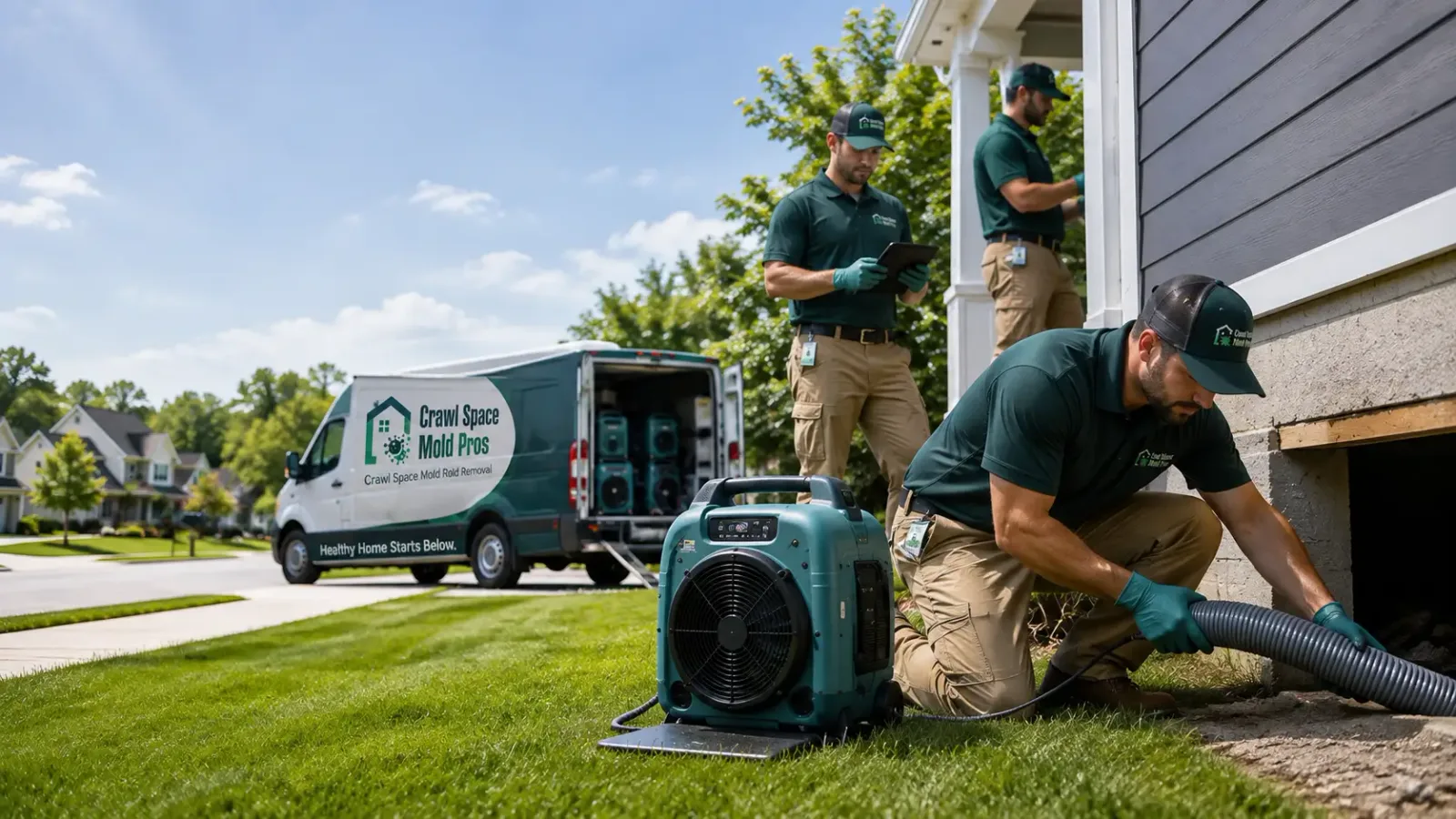 Crawl Space Mold Removal in St Louis Park, MN